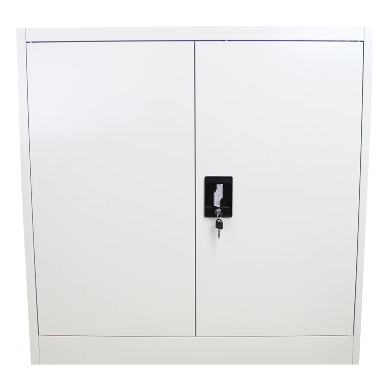 Armoire de Classement Métallique en Acier Gris Clair 90 cm