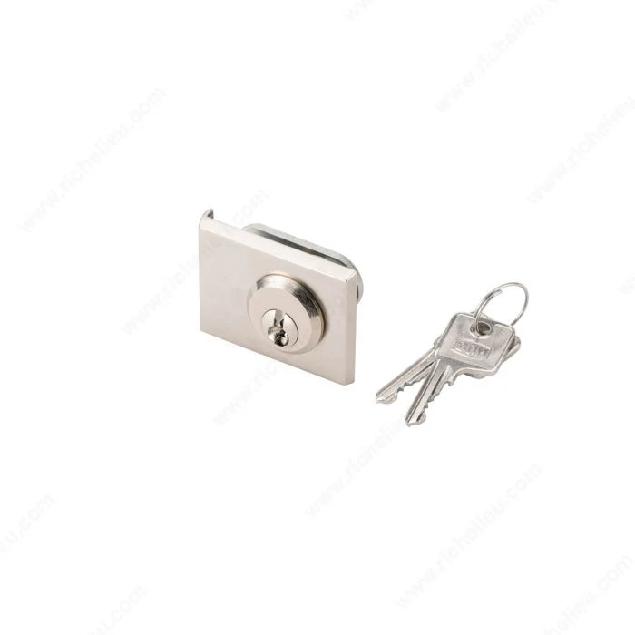 Serrure à came haute sécurité pour porte en verre