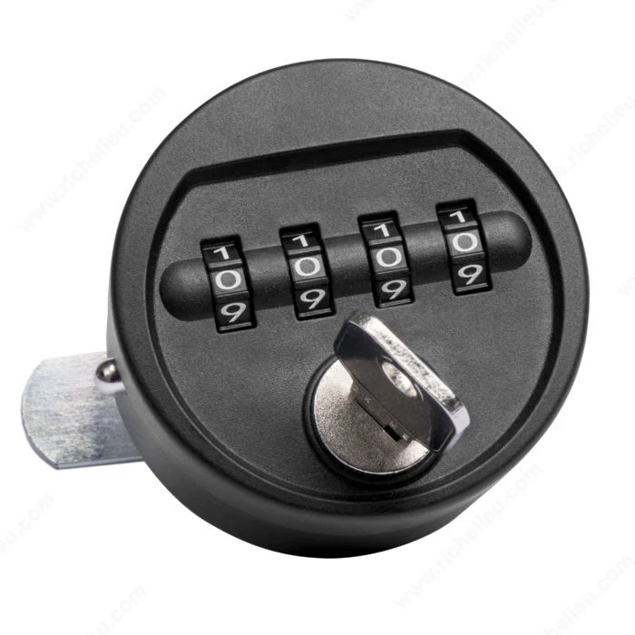 Serrure à combinaison ronde - Code fixe