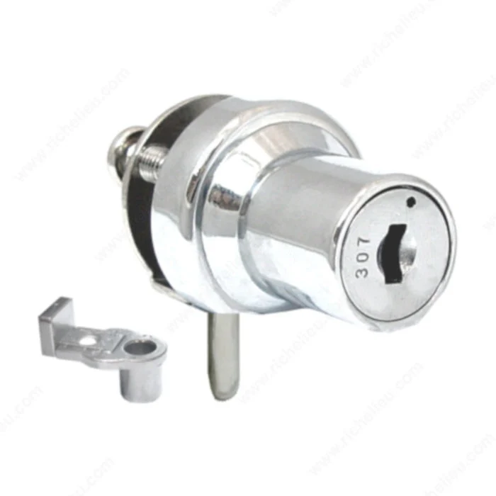 Serrure pour porte battante en verre