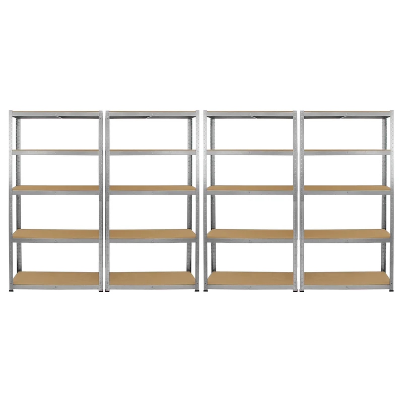 Monster Racking - Lot de 4 Rayonnages Galwix en Acier Galvanisé 90 cm x 30 cm x 180 cm