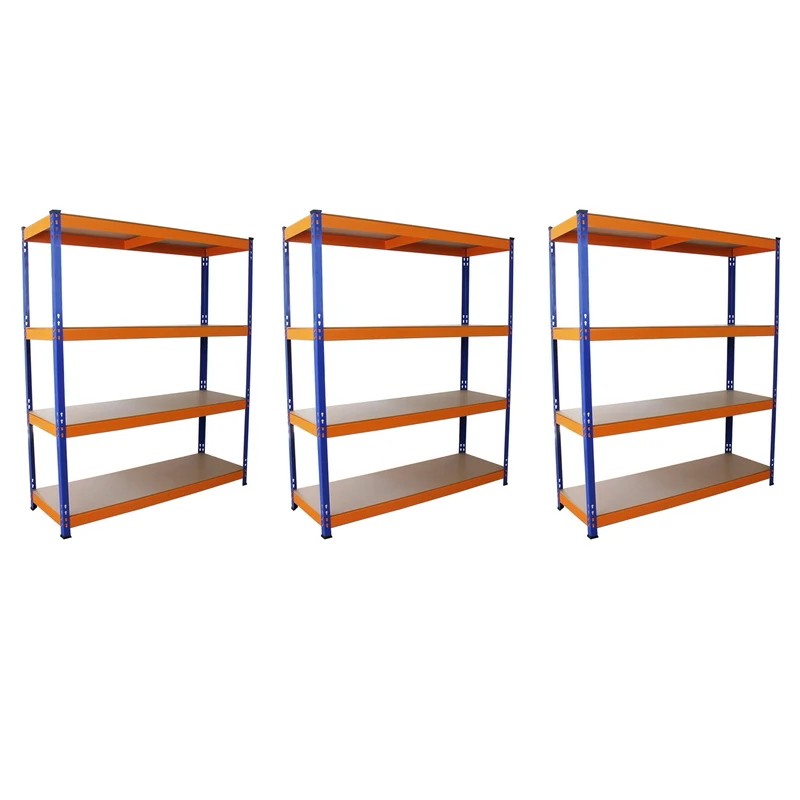 Monster Racking - Lot de 3 Rayonnages S-Rax en Acier 150 x 180 x 50 cm