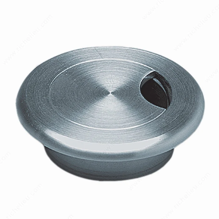 Passe-fils rond pour surfaces solides et de verre