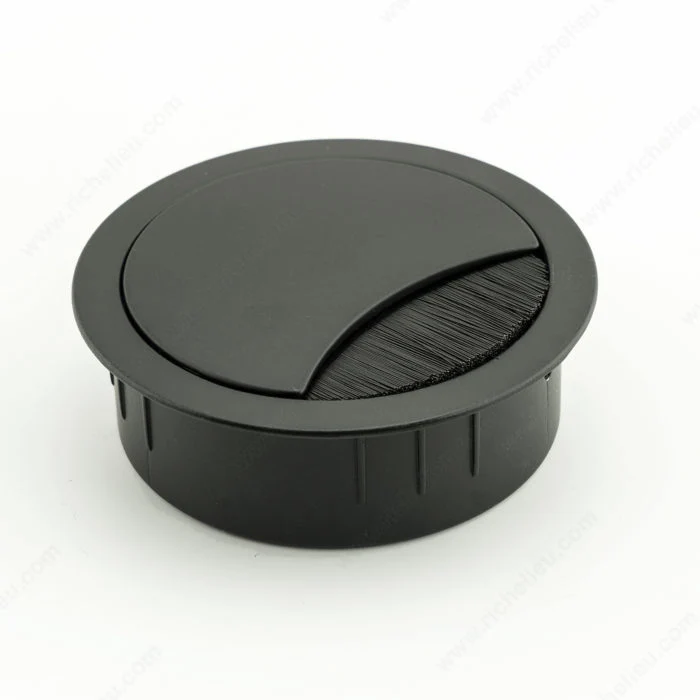 Passe-fils rond avec brosse