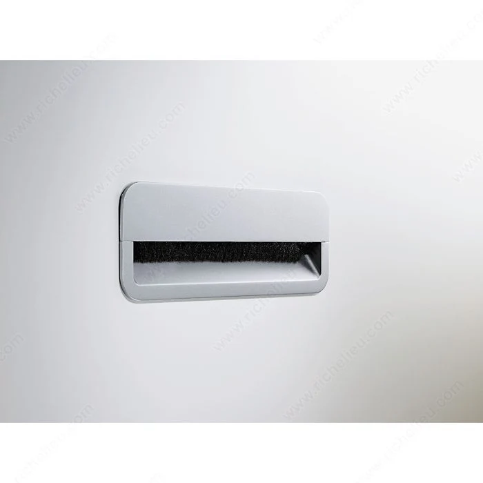 Passe-fils rectangulaire avec brosse
